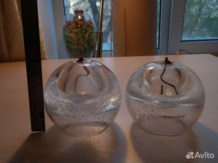 Витражная Масляная лампа Польша