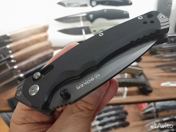 Нож складной Boker Magnum,черный