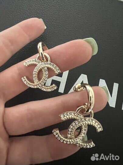 Серьги оригинал Chanel