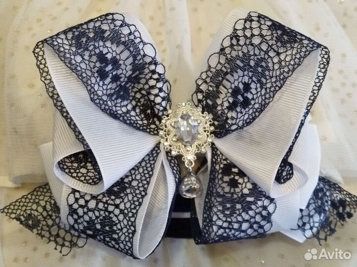 Школьные бантики ручной работы