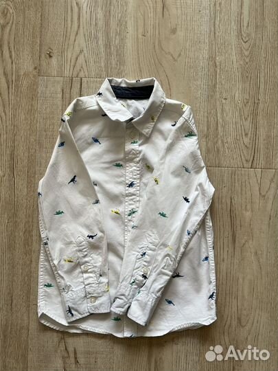 Рубашка h&m 122, 116