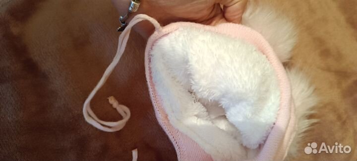 Шапка зимняя для новорожденных