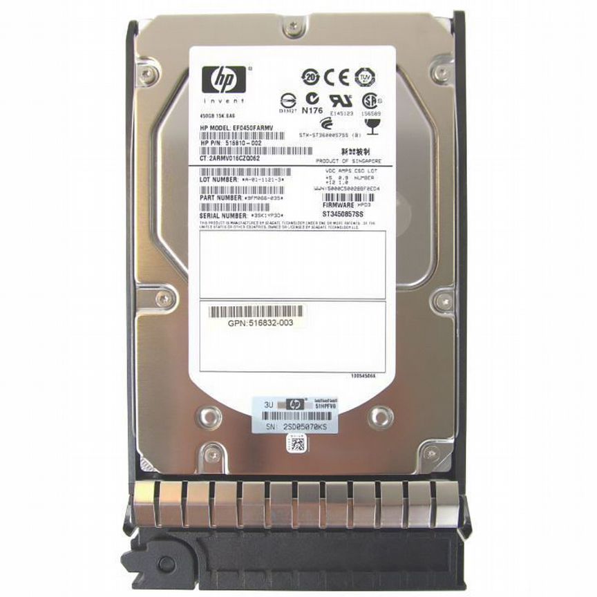 [454274-001] Жесткий Диск Hp 450gb Sas 3,5" Hdd 454274-001