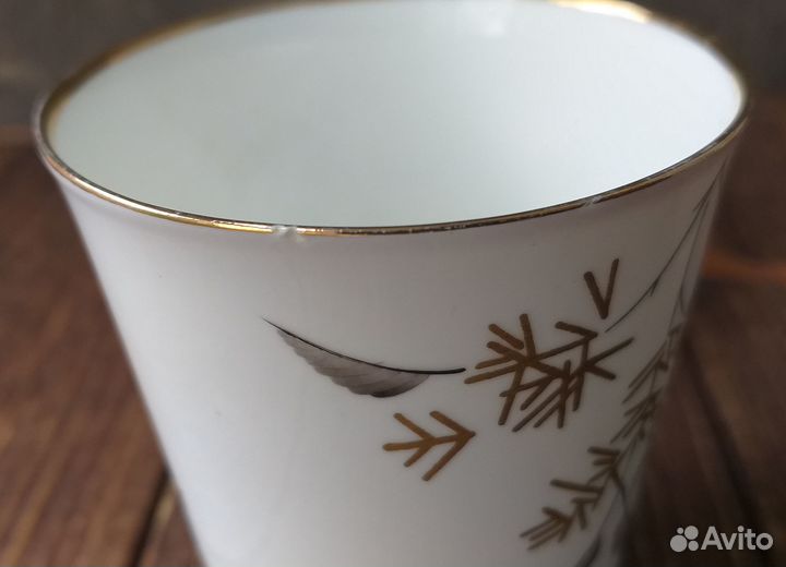 Кофейная пара лфз костяной фарфор