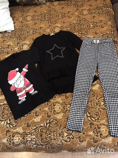 Вещи пакетом на девочку 122-134