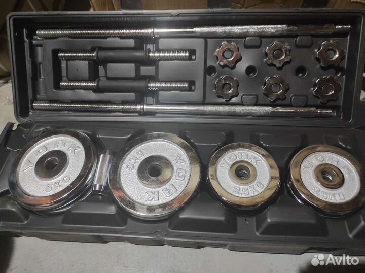 Гантели разборные с грифом 2шт 25 кг, 50кг