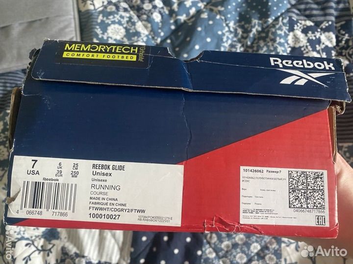 Кроссовки Reebok оригинальные женские 38-38,5