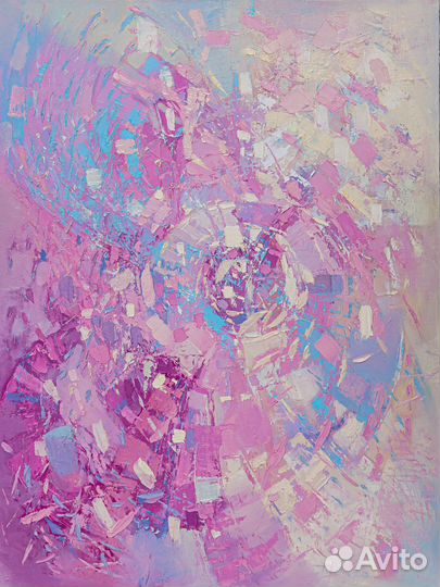 Картина маслом на холсте абстракция большая