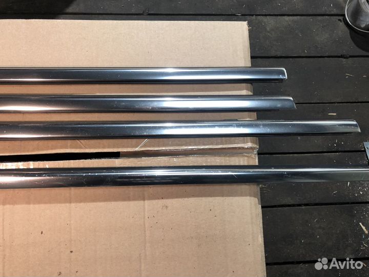 Хром молдинг двери Астра j