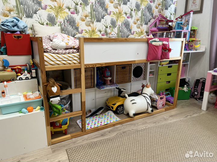 Детская кровать икеа кюра IKEA kura