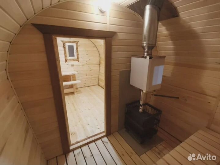 Баня-бочка 5 метров