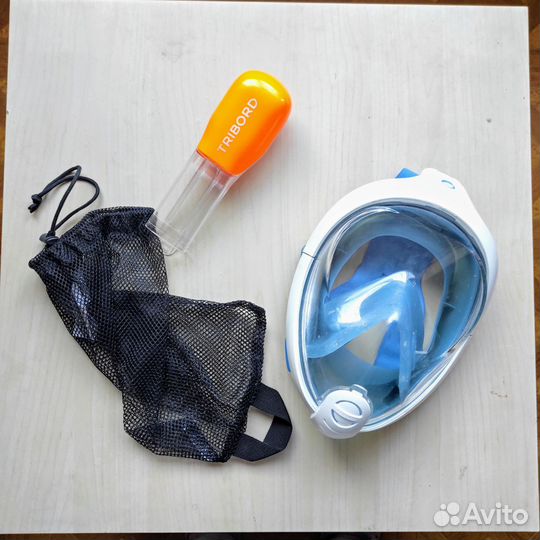 Маска для снорклинга Декатлон Easybreathe S/M