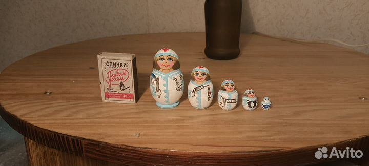 Фигурки профессия доктор - врач люди звери