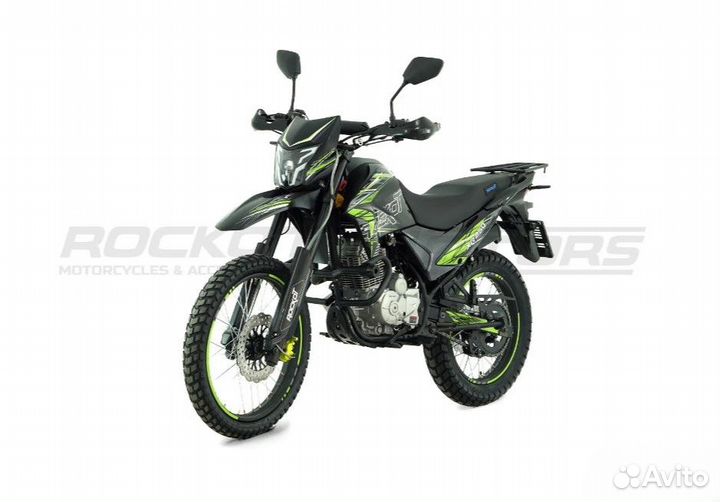 Мотоцикл эндуро rockot XR250 (черн/зелен 21/18 ЭПТ