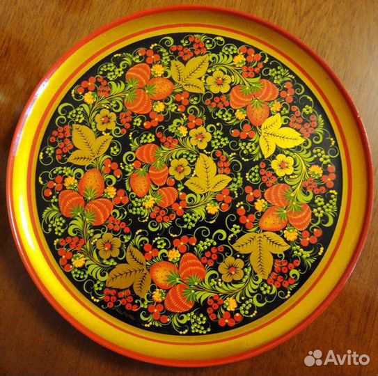 Хохлома набор для окрошки 27 предметов новый