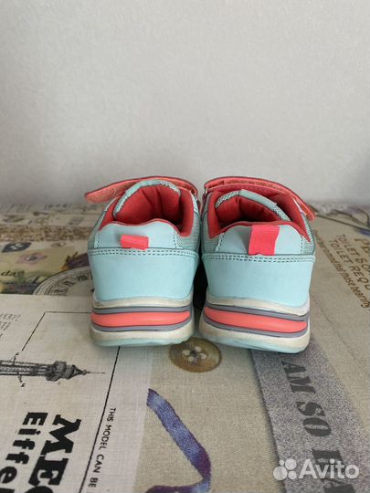 Кроссовки, кеды для девочки бирюзовые Jomoto, р22