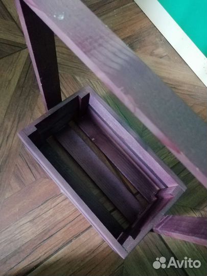 Корзина/ящик деревянная для цветов/букетов