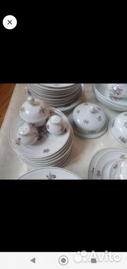 Столовый сервиз на 12 персон гдр