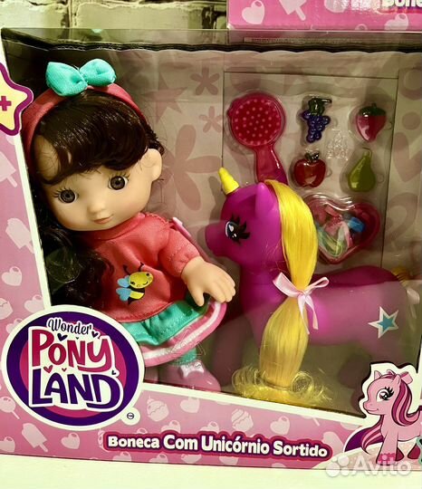 Кукла пупс и пони/ pony