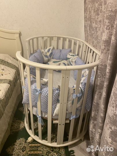 Детская кроватка приставная