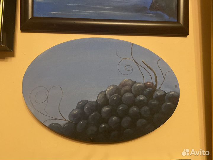Картина маслом Гроздь винограда
