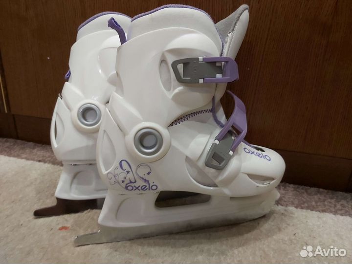 Коньки Oxelo 32-34 раздвижные