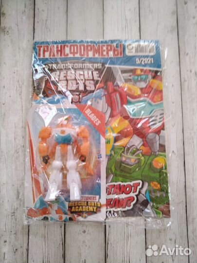 Детские журналы Трансформеры с роботом