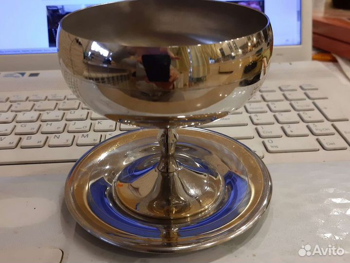 Креманка c блюдцем Zepter Italy