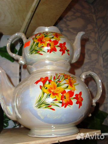 Набор новый большой чайник+ маленький чайник