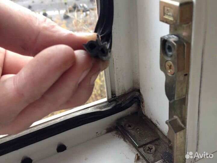 Ремонт окон, уплотнитель Veka RAL6902