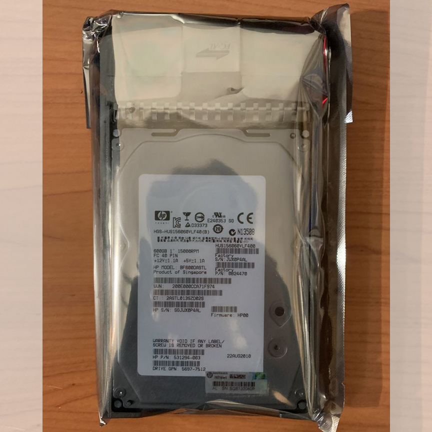 [531995-001] Жесткий Диск Hp 600gb 15k Fc 531995-001
