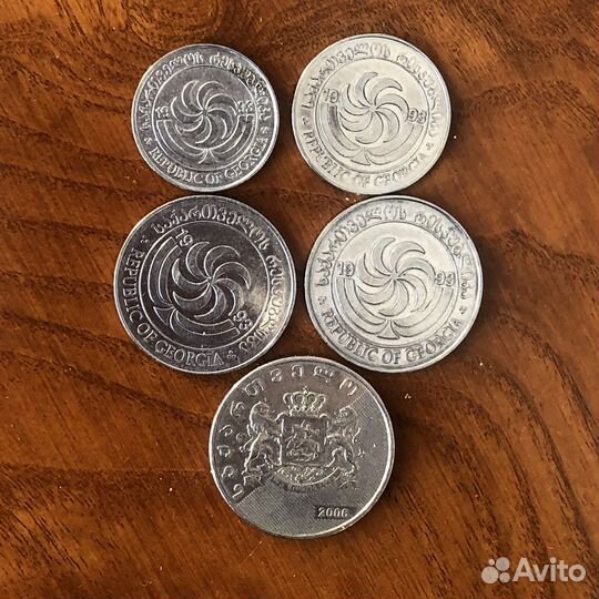 Монеты Грузия цена за лот