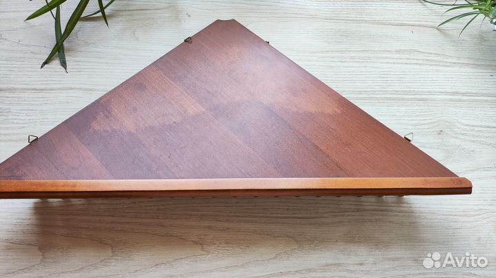 Угловая полка для икон 45 см