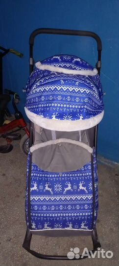 Коляска санки