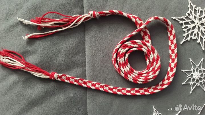 Пояс плетëный русский народный