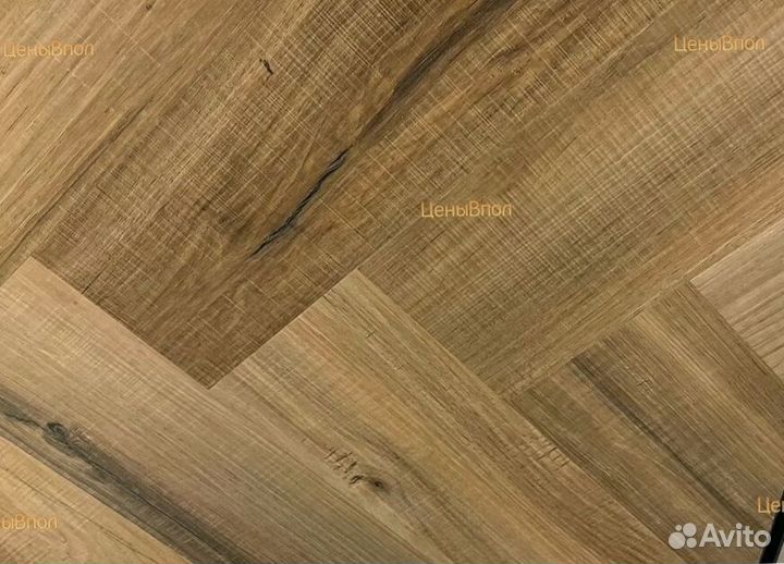 Кварцвиниловая плитка елочка