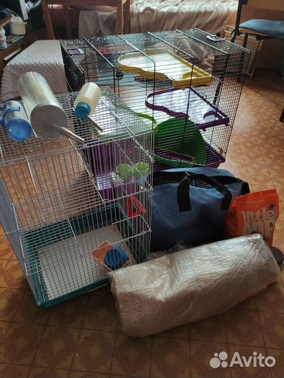 Клетки для крыс бу и переноска