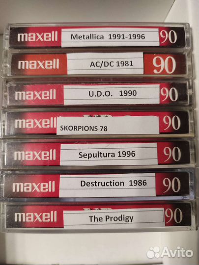 Аудиокассеты maxell ur 90