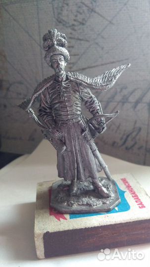 Оловянная миниатюра. Польский кавалерист