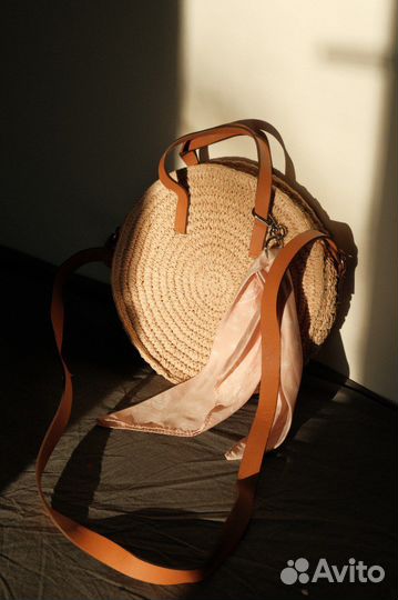 Сумка плетеная и рюкзаки