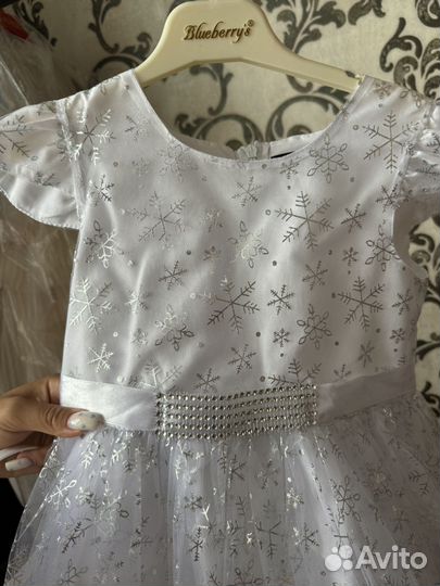 Платье детское новогоднее