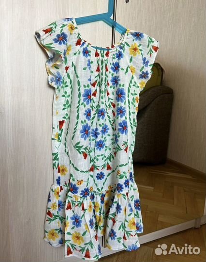 Летнее платье zara для девочки