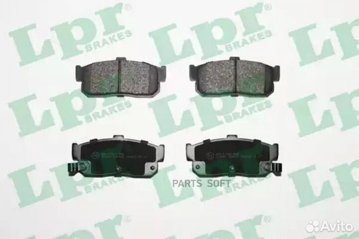 LPR 05P602 Колодки тормозные дисковые