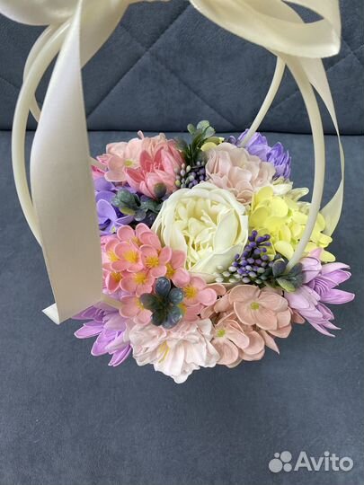 Букет из мыльных цветов