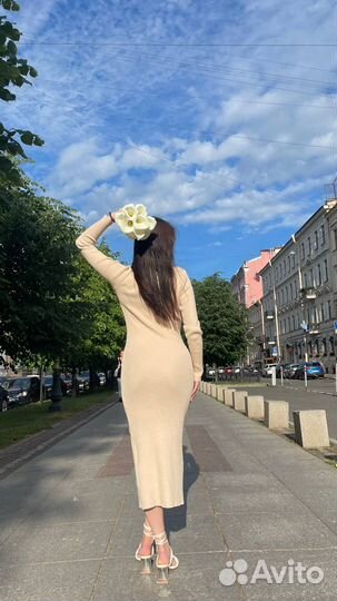 Платье трикотажное