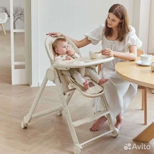 Стульчик для кормления happy baby berny lux