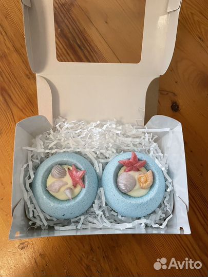 Подарочный набор бомбочки для ванны ручной работы