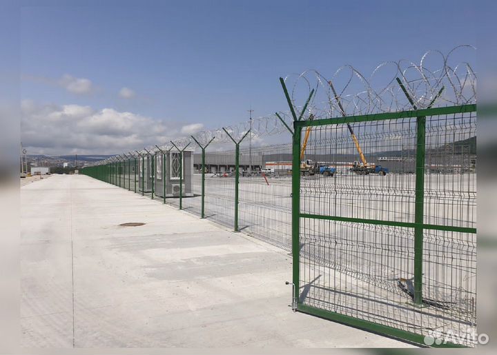 Забор из 3д сетки