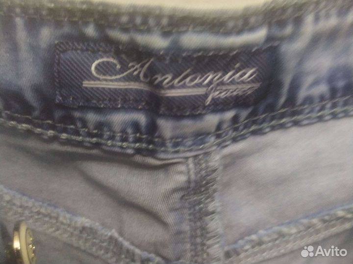 Бриджи джинсовые женские