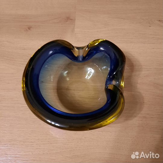 Пепельница чешское стекло 1960-е годы